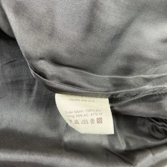 Casch by Gro Abrahamsson Geo print mermaid ruffle pencil skirt, 36 small - Picture 10 of 10